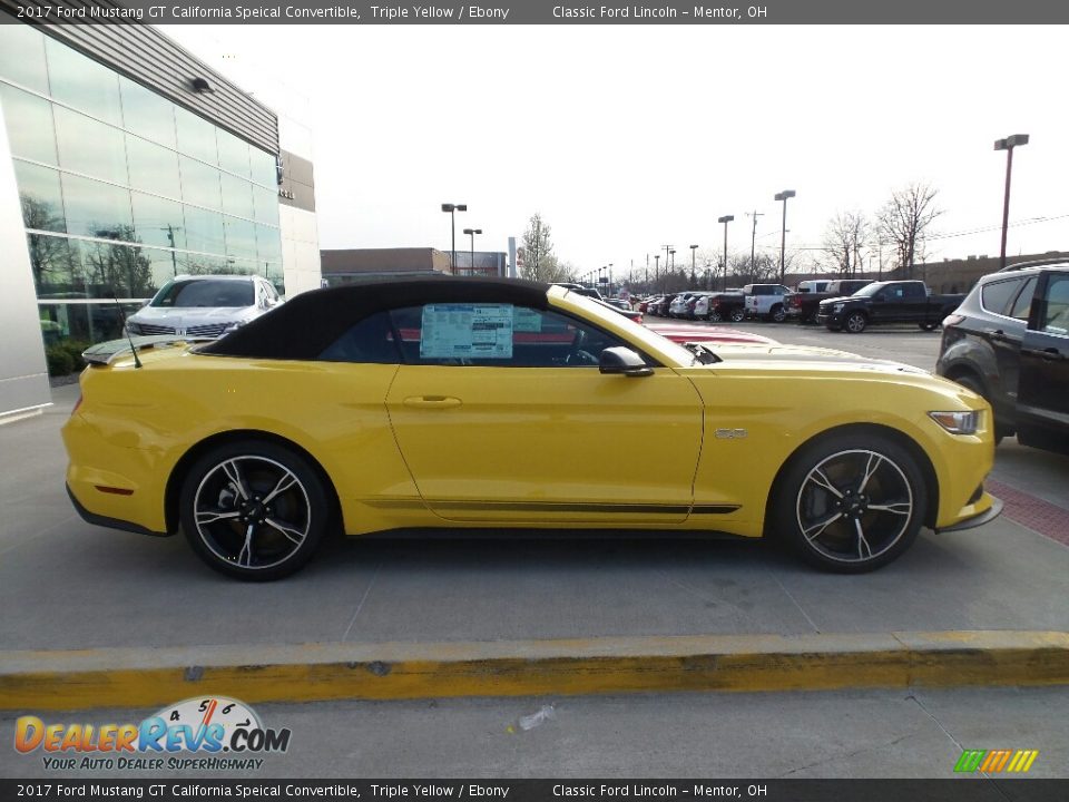 2017 Ford Mustang GT California Speical Convertible Triple Yellow / Ebony Photo #3
