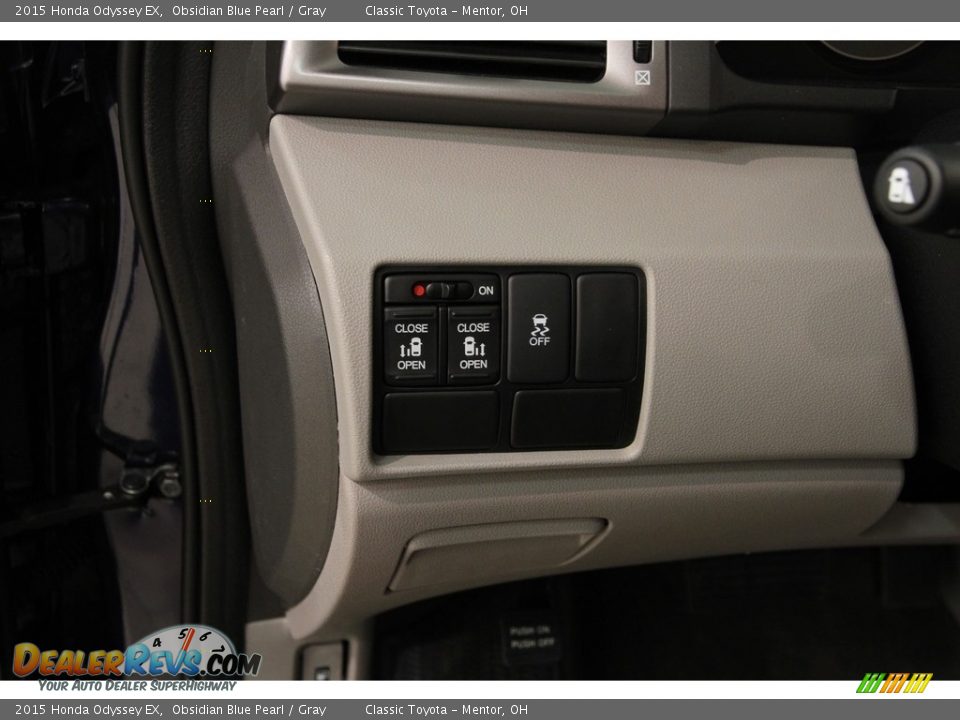 2015 Honda Odyssey EX Obsidian Blue Pearl / Gray Photo #6