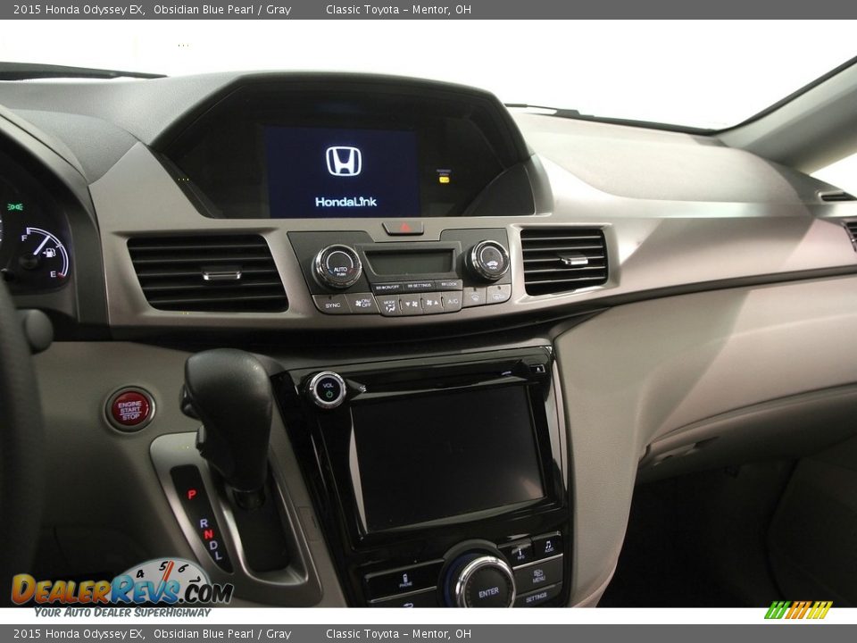 2015 Honda Odyssey EX Obsidian Blue Pearl / Gray Photo #9