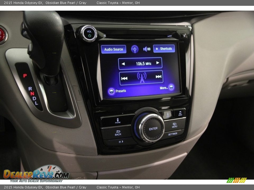 2015 Honda Odyssey EX Obsidian Blue Pearl / Gray Photo #14