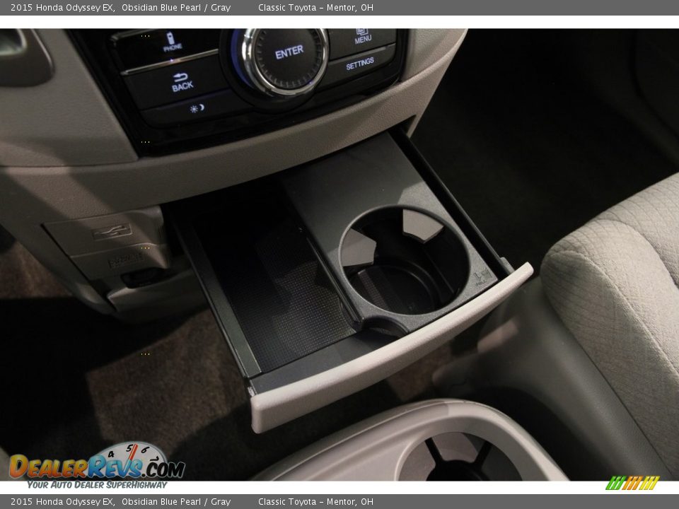 2015 Honda Odyssey EX Obsidian Blue Pearl / Gray Photo #16