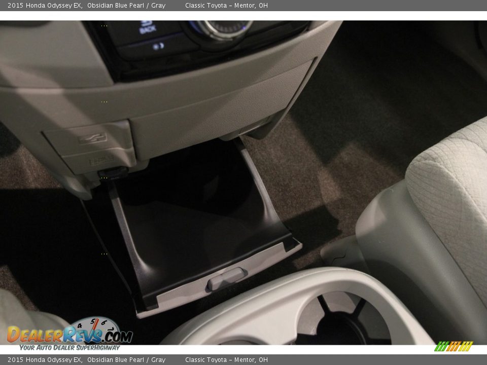 2015 Honda Odyssey EX Obsidian Blue Pearl / Gray Photo #17