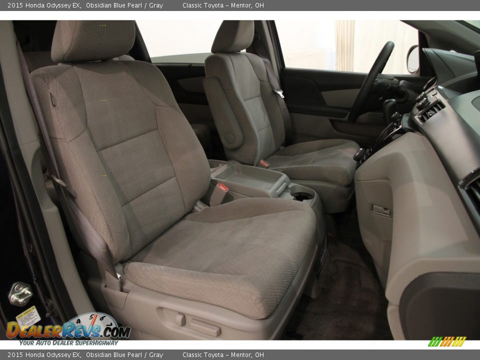 2015 Honda Odyssey EX Obsidian Blue Pearl / Gray Photo #19