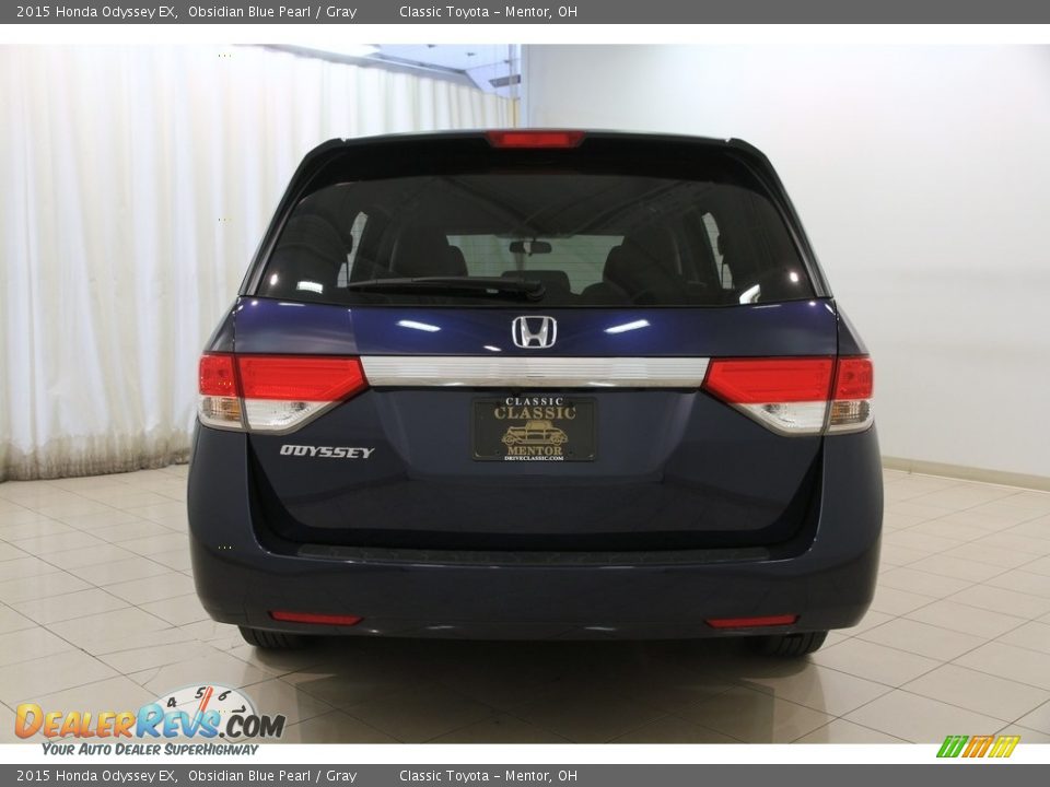 2015 Honda Odyssey EX Obsidian Blue Pearl / Gray Photo #24