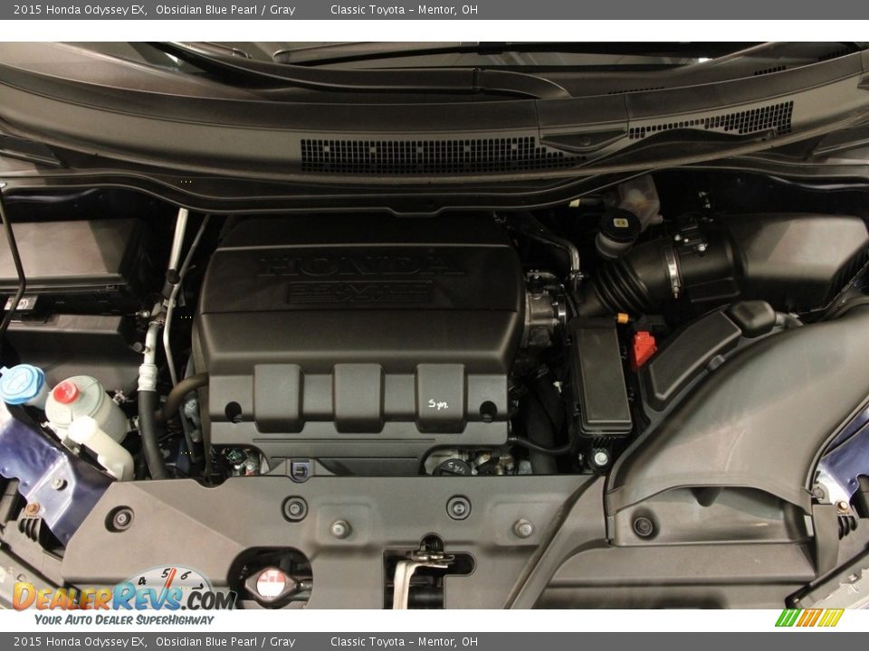 2015 Honda Odyssey EX Obsidian Blue Pearl / Gray Photo #25