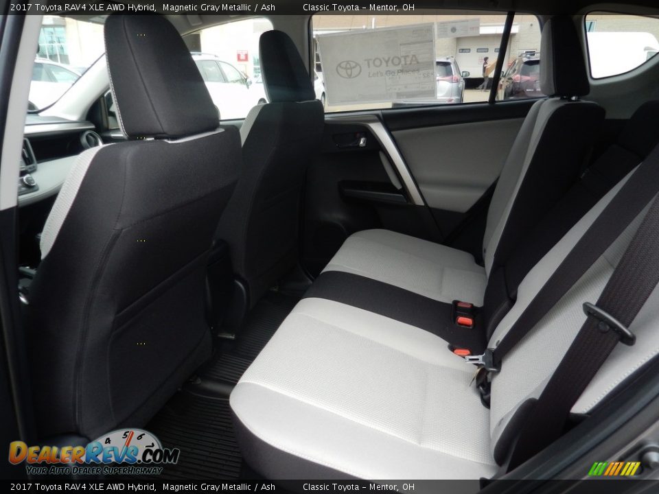 Rear Seat of 2017 Toyota RAV4 XLE AWD Hybrid Photo #5