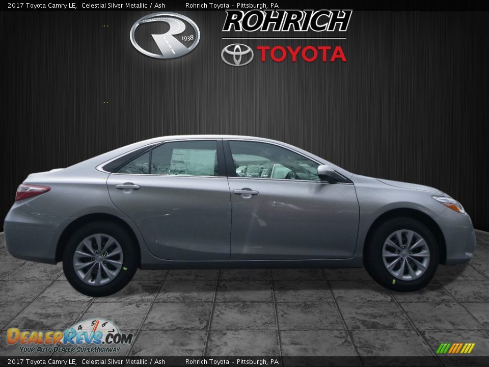 2017 Toyota Camry LE Celestial Silver Metallic / Ash Photo #2