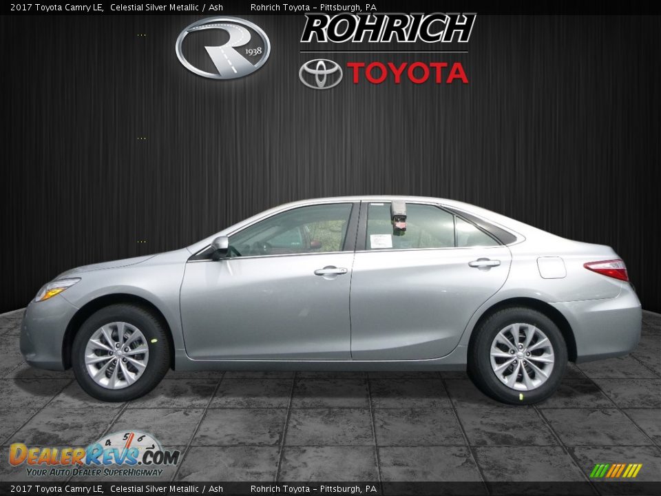 2017 Toyota Camry LE Celestial Silver Metallic / Ash Photo #3