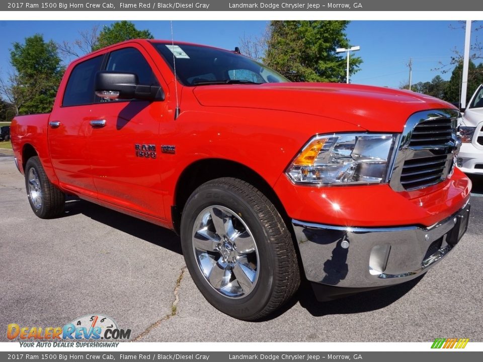 Front 3/4 View of 2017 Ram 1500 Big Horn Crew Cab Photo #4