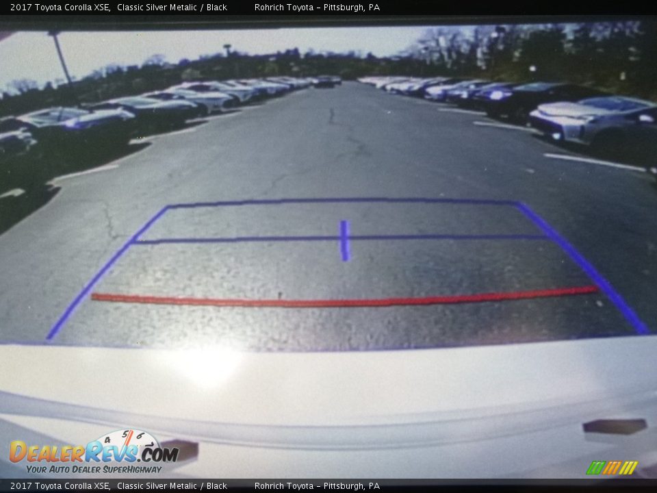 2017 Toyota Corolla XSE Classic Silver Metalic / Black Photo #14