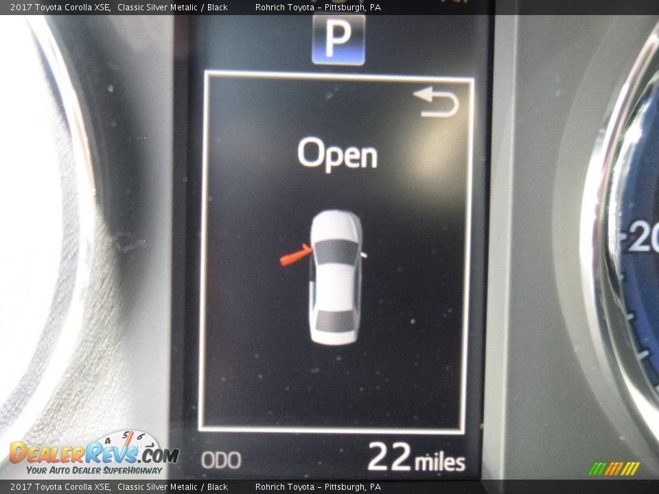 2017 Toyota Corolla XSE Classic Silver Metalic / Black Photo #15