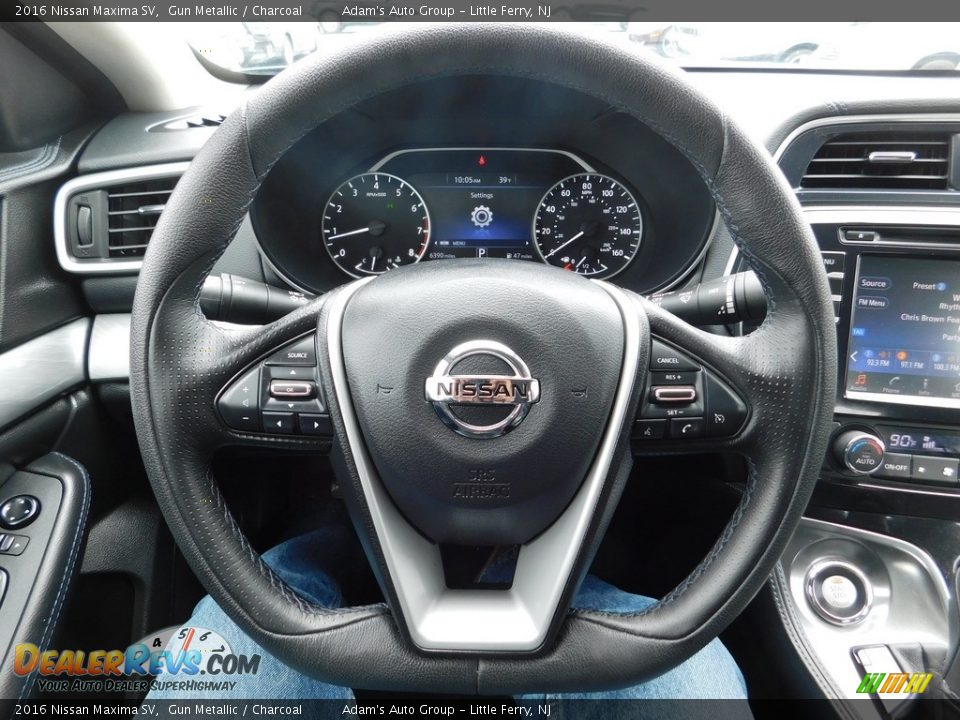 2016 Nissan Maxima SV Gun Metallic / Charcoal Photo #14