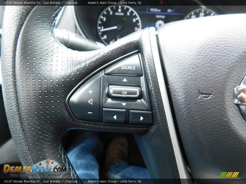 2016 Nissan Maxima SV Gun Metallic / Charcoal Photo #15