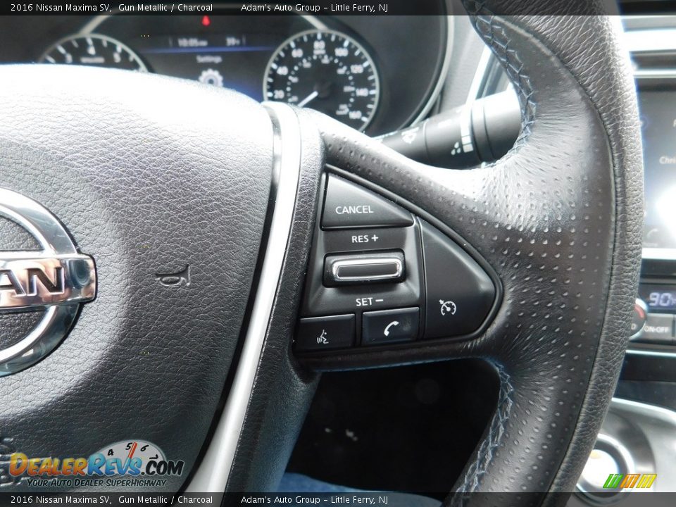 2016 Nissan Maxima SV Gun Metallic / Charcoal Photo #16
