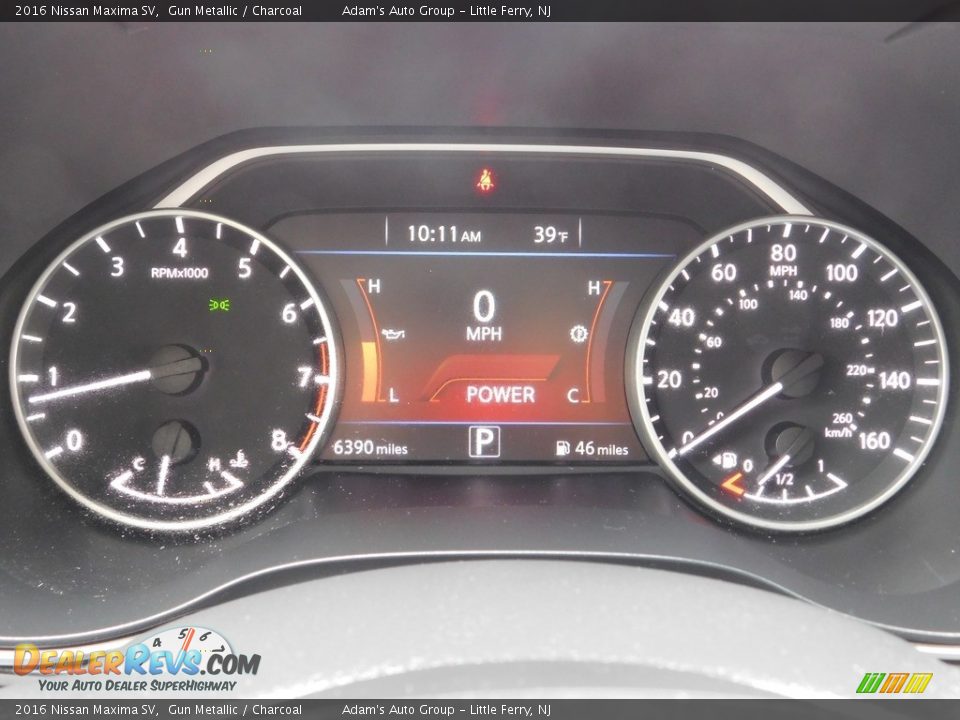 2016 Nissan Maxima SV Gun Metallic / Charcoal Photo #19