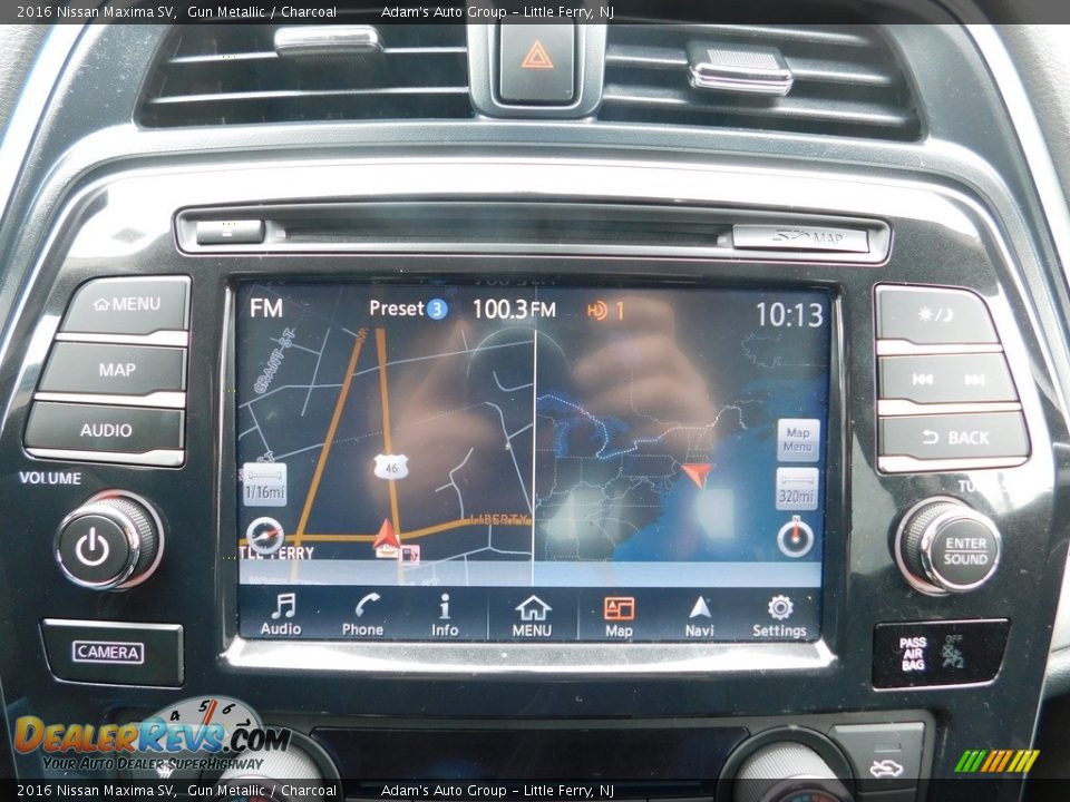 2016 Nissan Maxima SV Gun Metallic / Charcoal Photo #26