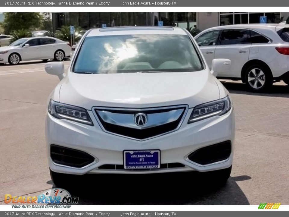 2017 Acura RDX Technology White Diamond Pearl / Ebony Photo #2