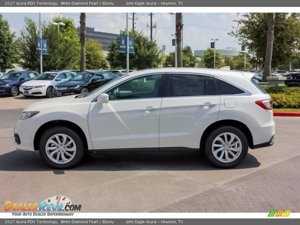 2017 Acura RDX Technology White Diamond Pearl / Ebony Photo #4