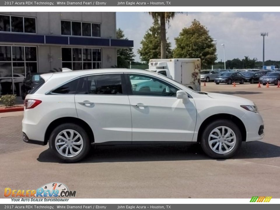 2017 Acura RDX Technology White Diamond Pearl / Ebony Photo #8