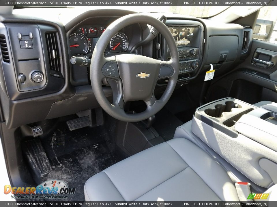 2017 Chevrolet Silverado 3500HD Work Truck Regular Cab 4x4 Summit White / Dark Ash/Jet Black Photo #9