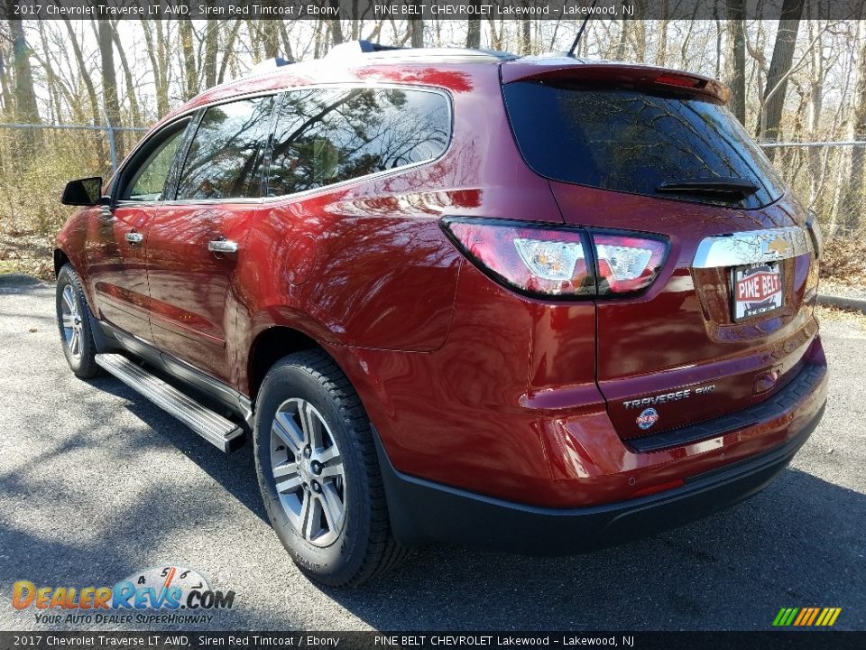 2017 Chevrolet Traverse LT AWD Siren Red Tintcoat / Ebony Photo #4