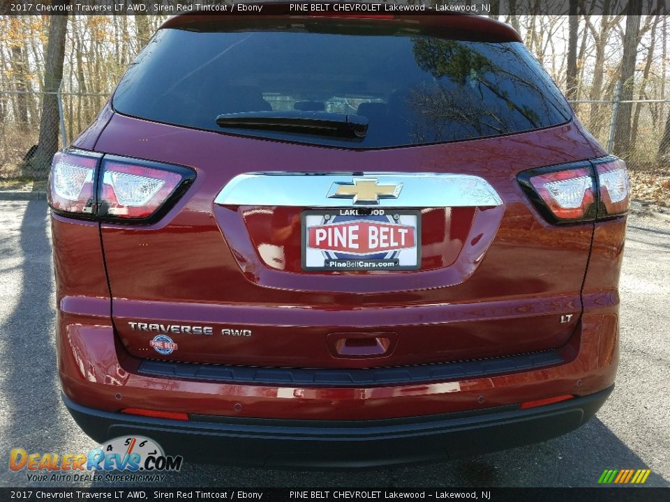 2017 Chevrolet Traverse LT AWD Siren Red Tintcoat / Ebony Photo #5