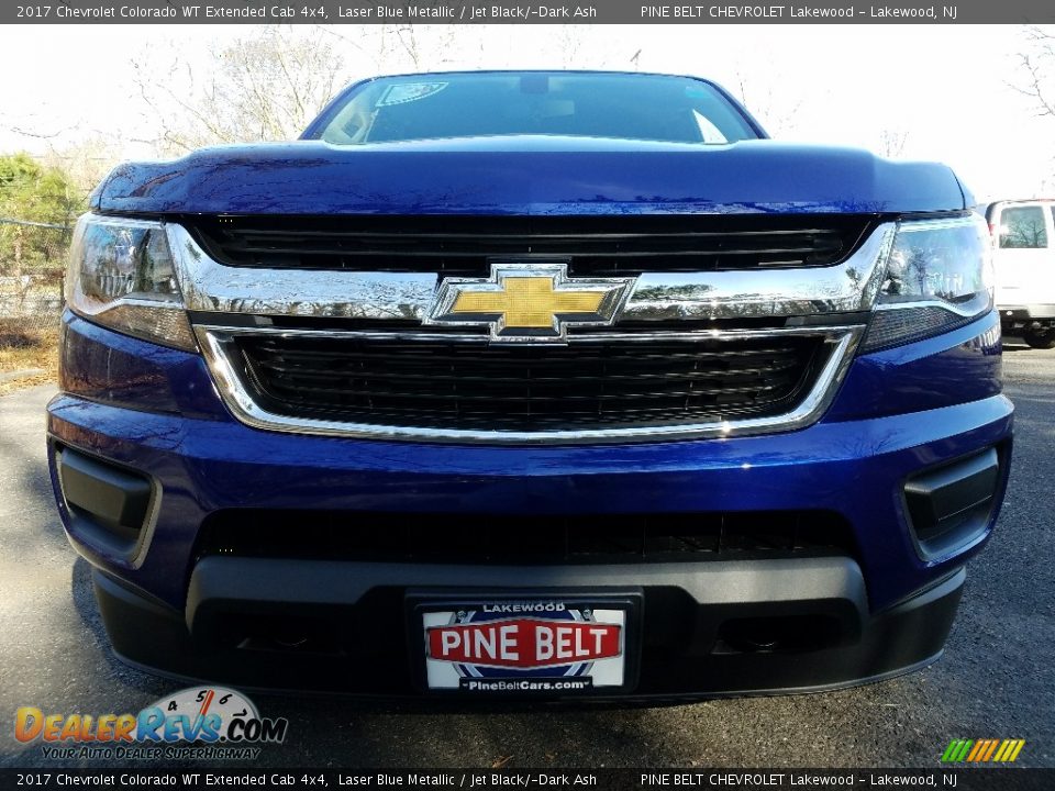 2017 Chevrolet Colorado WT Extended Cab 4x4 Laser Blue Metallic / Jet Black/­Dark Ash Photo #2