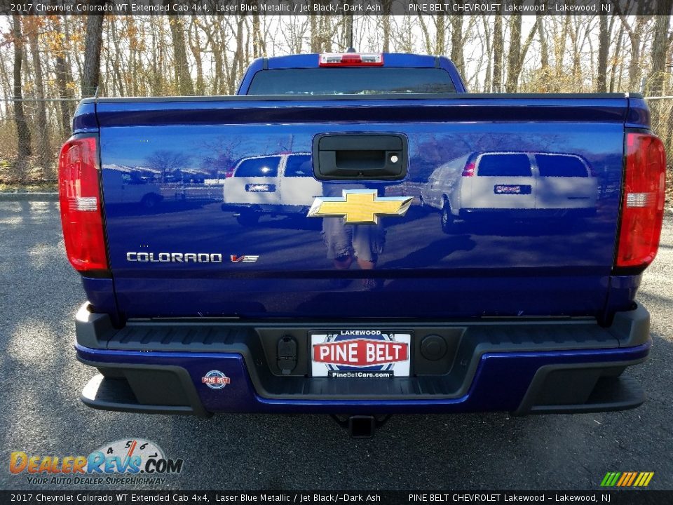 2017 Chevrolet Colorado WT Extended Cab 4x4 Laser Blue Metallic / Jet Black/­Dark Ash Photo #5