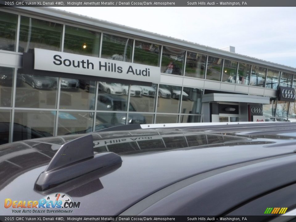 2015 GMC Yukon XL Denali 4WD Midnight Amethyst Metallic / Denali Cocoa/Dark Atmosphere Photo #3