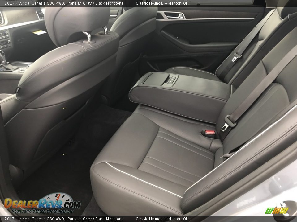 Rear Seat of 2017 Hyundai Genesis G80 AWD Photo #8