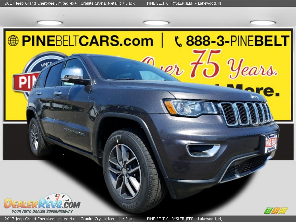 2017 Jeep Grand Cherokee Limited 4x4 Granite Crystal Metallic / Black Photo #1