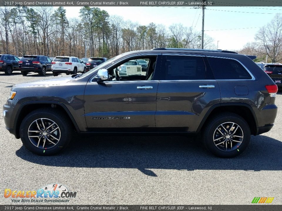 2017 Jeep Grand Cherokee Limited 4x4 Granite Crystal Metallic / Black Photo #3