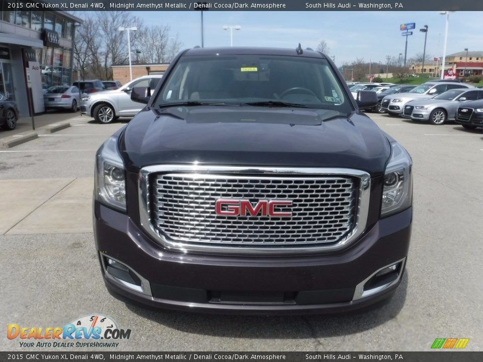 2015 GMC Yukon XL Denali 4WD Midnight Amethyst Metallic / Denali Cocoa/Dark Atmosphere Photo #7