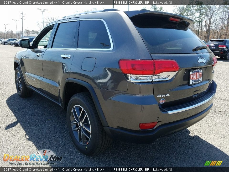 2017 Jeep Grand Cherokee Limited 4x4 Granite Crystal Metallic / Black Photo #4