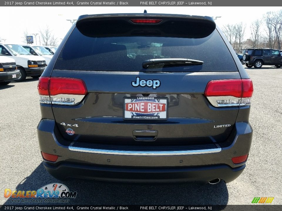 2017 Jeep Grand Cherokee Limited 4x4 Granite Crystal Metallic / Black Photo #5