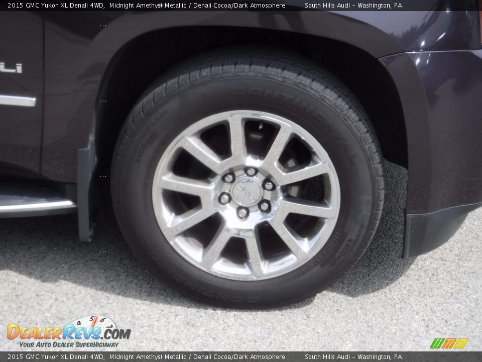 2015 GMC Yukon XL Denali 4WD Midnight Amethyst Metallic / Denali Cocoa/Dark Atmosphere Photo #10
