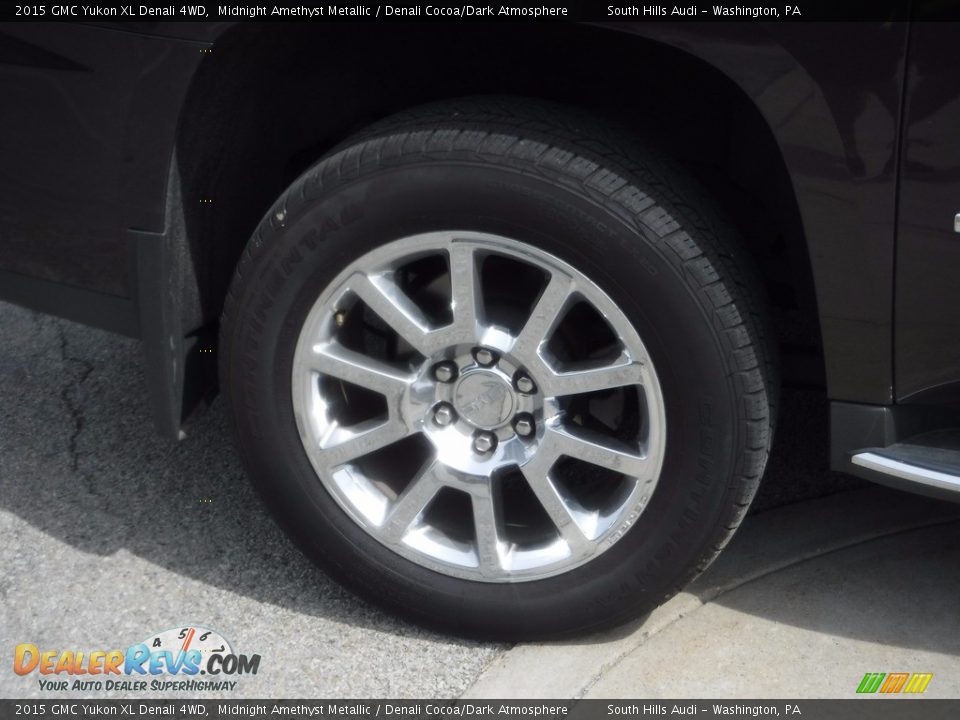 2015 GMC Yukon XL Denali 4WD Midnight Amethyst Metallic / Denali Cocoa/Dark Atmosphere Photo #11