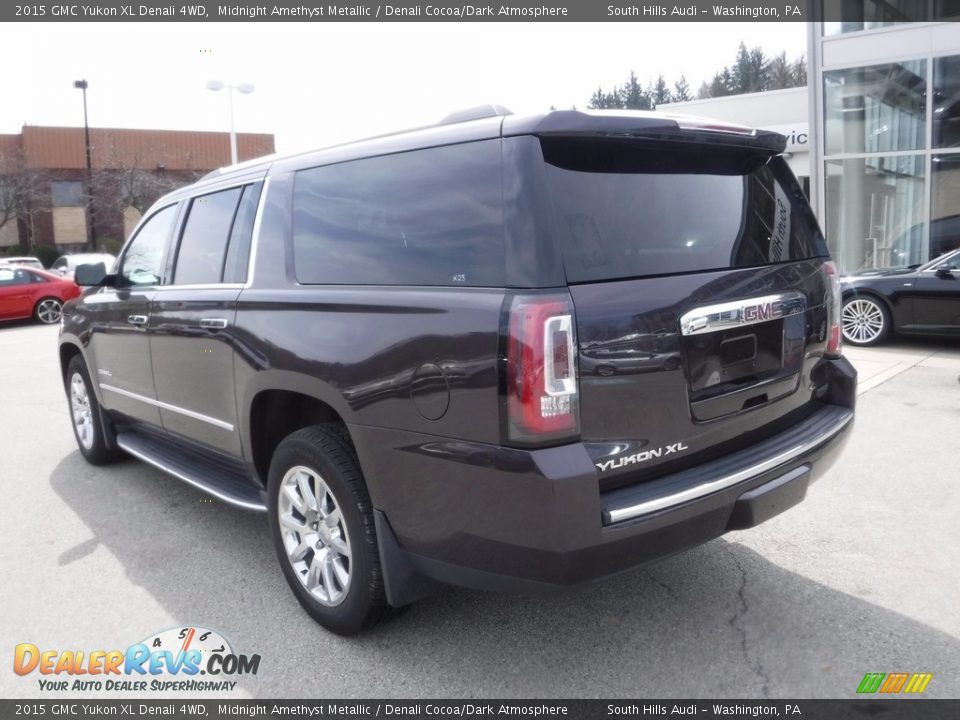 2015 GMC Yukon XL Denali 4WD Midnight Amethyst Metallic / Denali Cocoa/Dark Atmosphere Photo #14