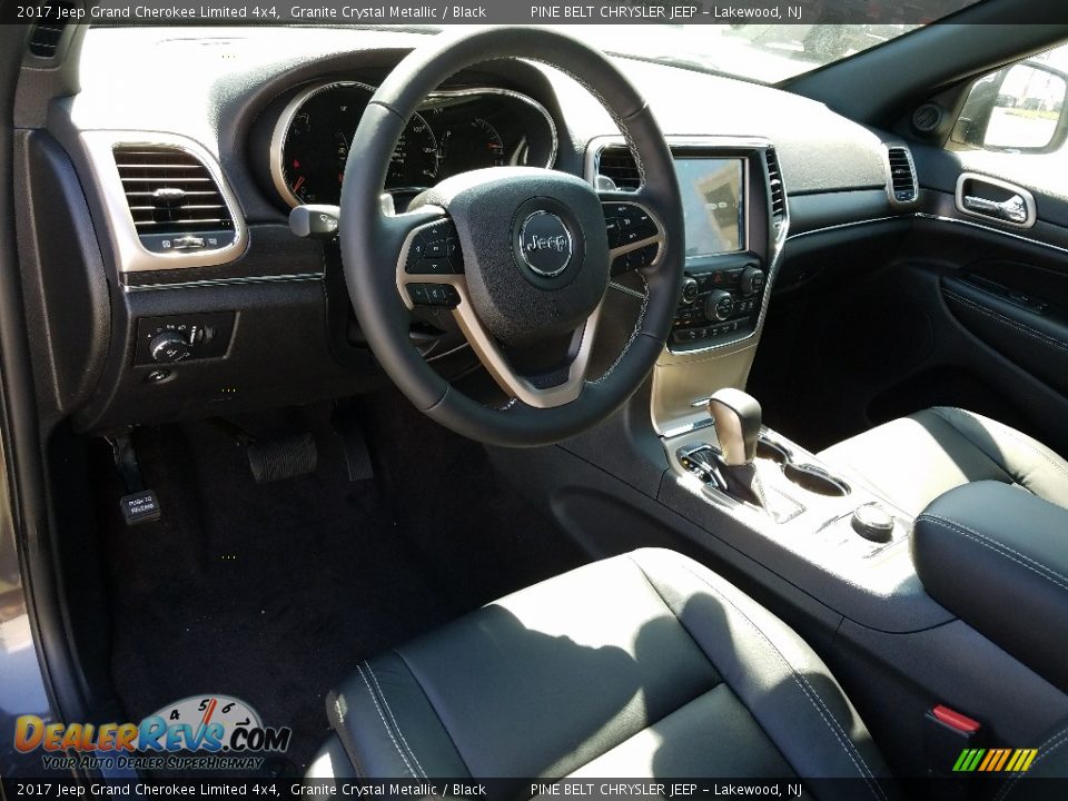 2017 Jeep Grand Cherokee Limited 4x4 Granite Crystal Metallic / Black Photo #12