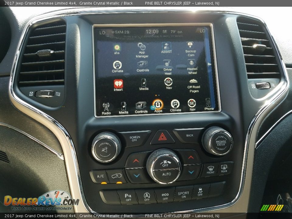 2017 Jeep Grand Cherokee Limited 4x4 Granite Crystal Metallic / Black Photo #13