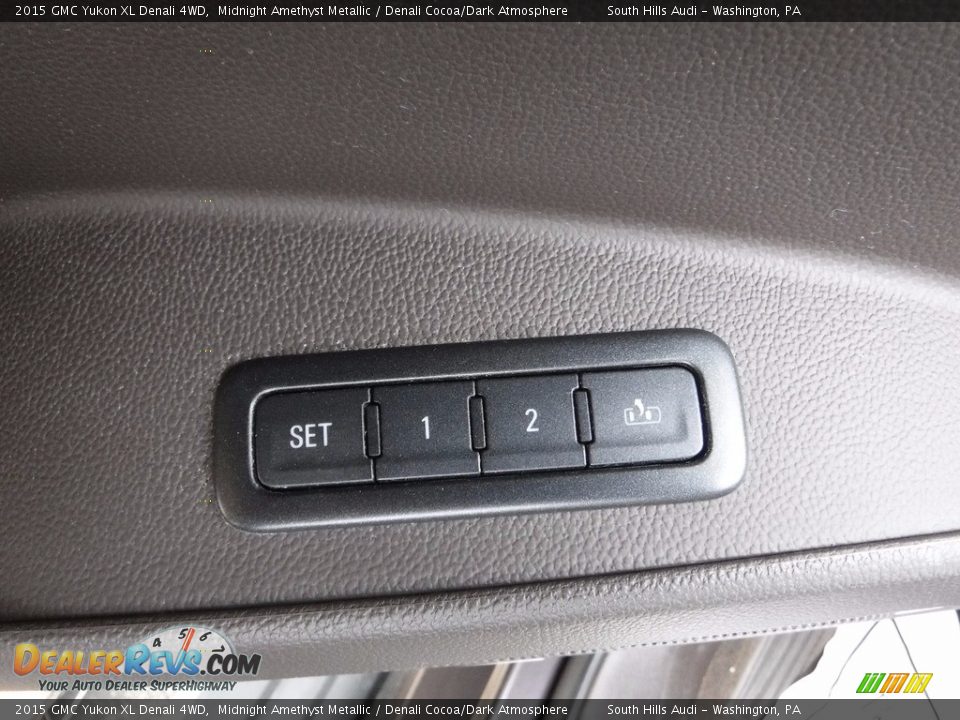 2015 GMC Yukon XL Denali 4WD Midnight Amethyst Metallic / Denali Cocoa/Dark Atmosphere Photo #18