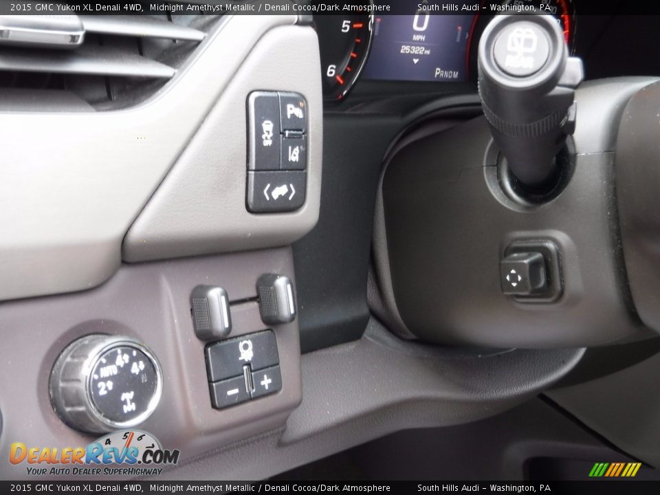 2015 GMC Yukon XL Denali 4WD Midnight Amethyst Metallic / Denali Cocoa/Dark Atmosphere Photo #21