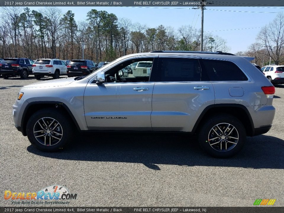 2017 Jeep Grand Cherokee Limited 4x4 Billet Silver Metallic / Black Photo #3