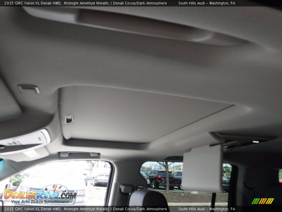 2015 GMC Yukon XL Denali 4WD Midnight Amethyst Metallic / Denali Cocoa/Dark Atmosphere Photo #22