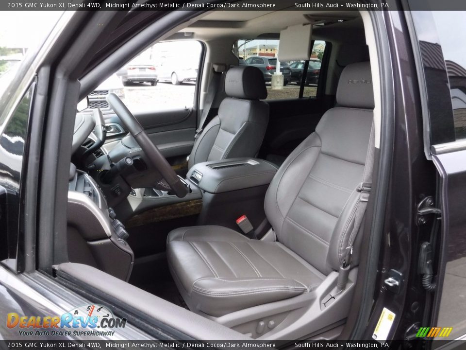 2015 GMC Yukon XL Denali 4WD Midnight Amethyst Metallic / Denali Cocoa/Dark Atmosphere Photo #23