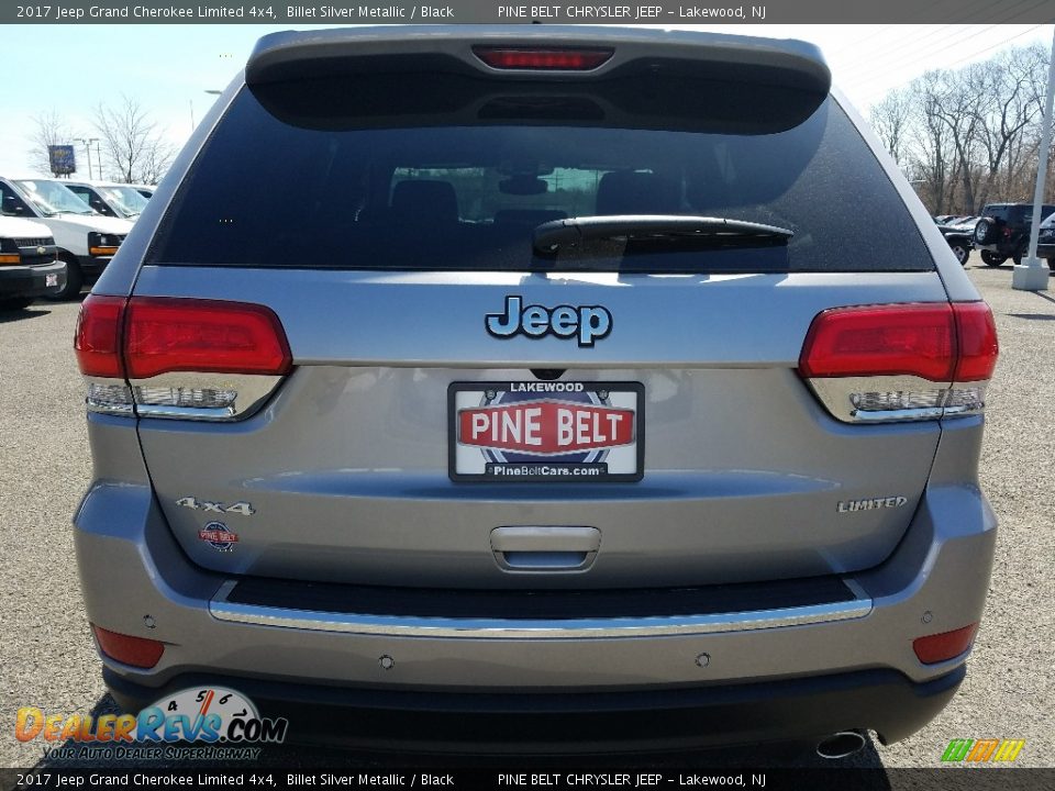 2017 Jeep Grand Cherokee Limited 4x4 Billet Silver Metallic / Black Photo #5