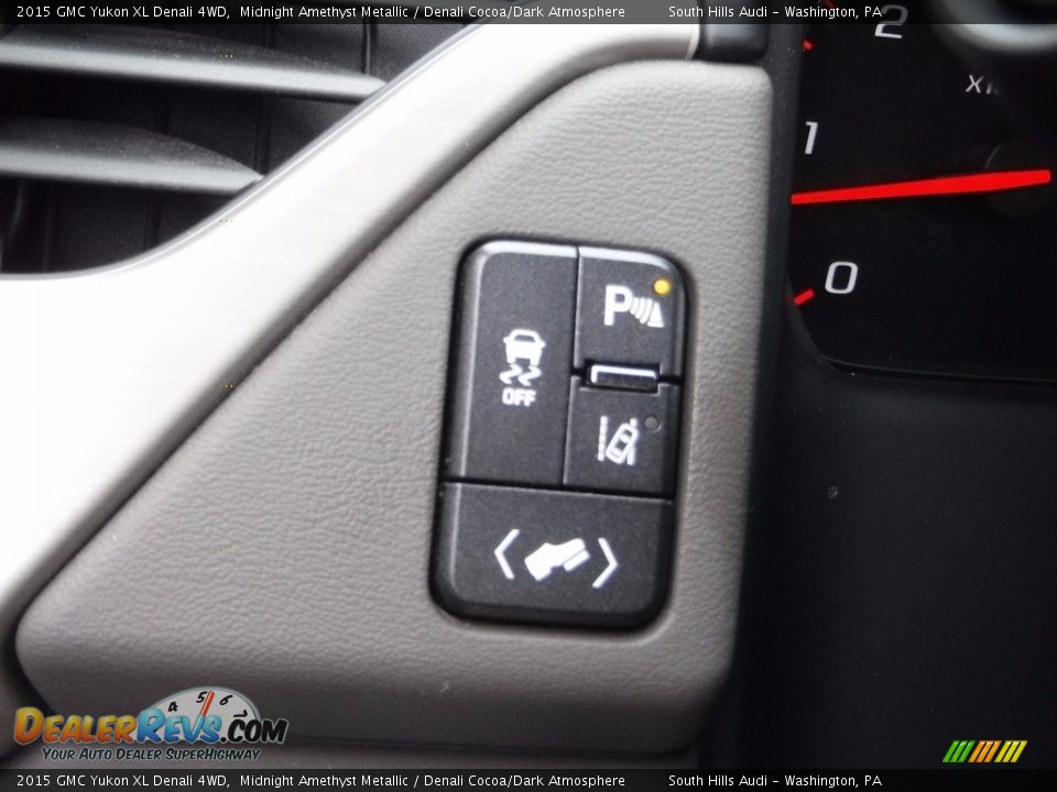 2015 GMC Yukon XL Denali 4WD Midnight Amethyst Metallic / Denali Cocoa/Dark Atmosphere Photo #25