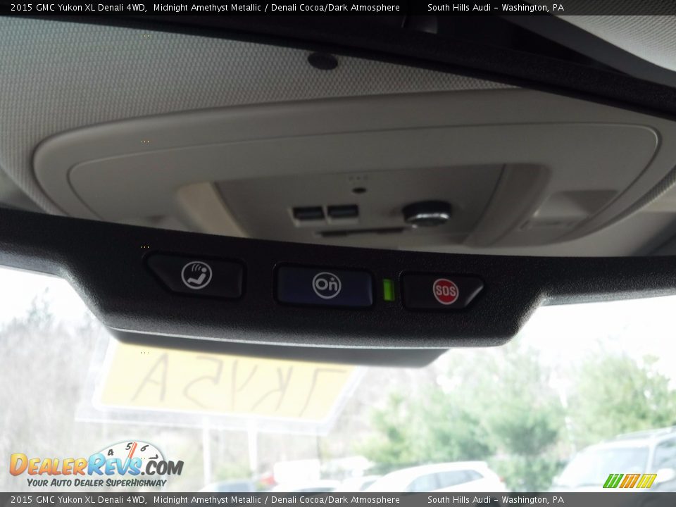 2015 GMC Yukon XL Denali 4WD Midnight Amethyst Metallic / Denali Cocoa/Dark Atmosphere Photo #27