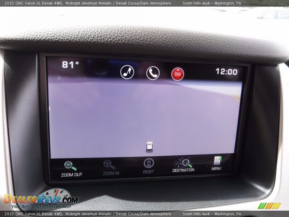 2015 GMC Yukon XL Denali 4WD Midnight Amethyst Metallic / Denali Cocoa/Dark Atmosphere Photo #29