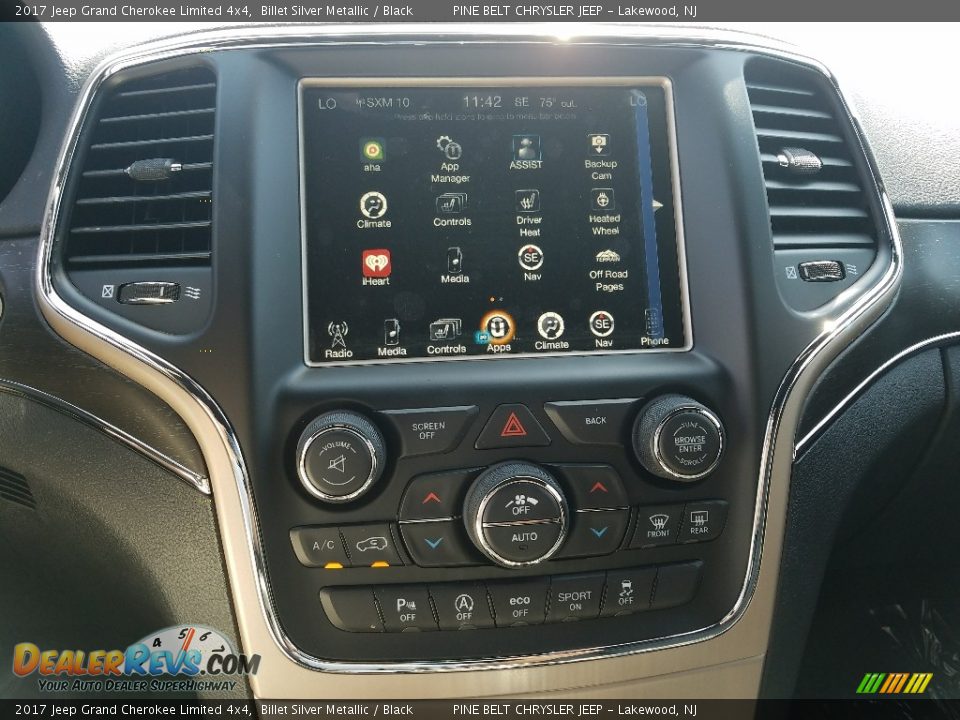 2017 Jeep Grand Cherokee Limited 4x4 Billet Silver Metallic / Black Photo #10